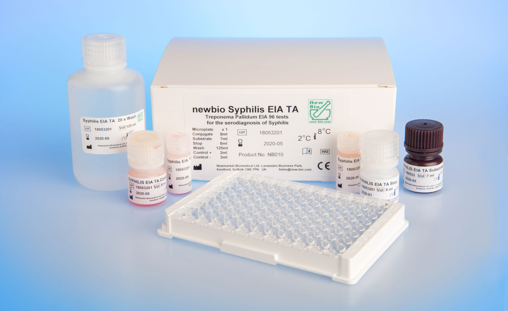 NewBio Syphilis EIA TA - Treponema Pallidum EIA 96 Tests for the serodiagnosis of Syphilis
